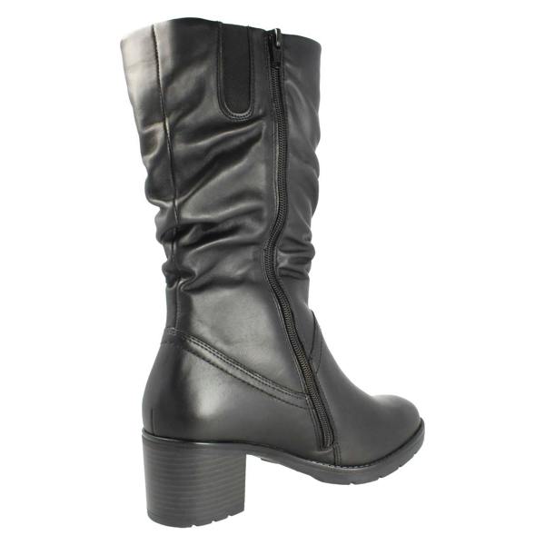 Remonte Ladies Remonte Mid Calf Length Block Heel Boots D2A70
