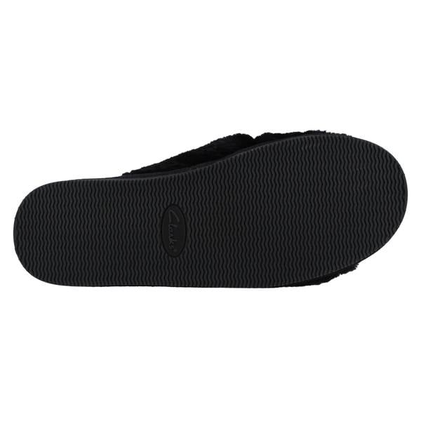 Clarks Ladies Clarks Cross Detailed Mule Slippers Dream Lux