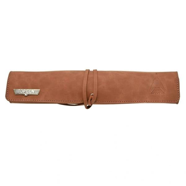 Widdop & Co Top Gun PU Leather Tool Wrap Tan