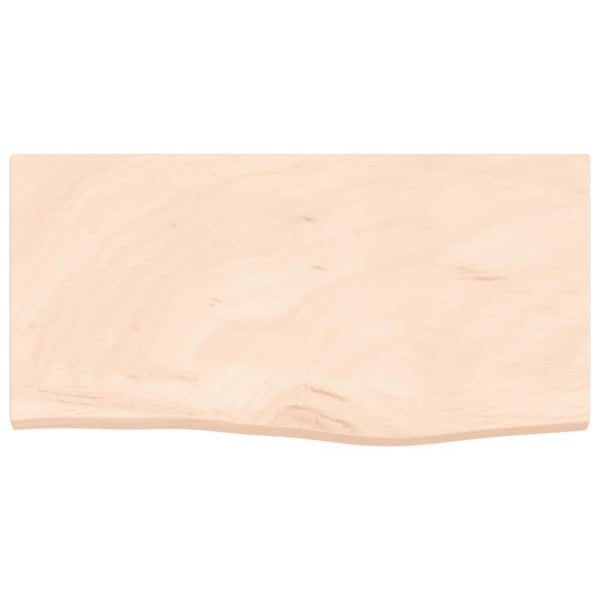 Berkfield Bathroom Countertop 60x30x4 cm Untreated Solid Wood