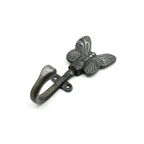 Antique Cast Iron Butterfly Coat Hook