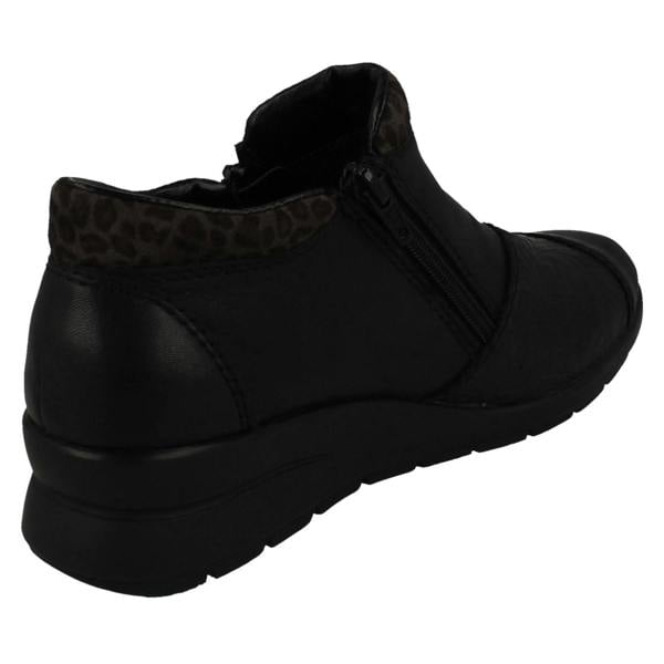 Rieker Ladies Rieker Dual Zip Fastening Ankle Boots L4881