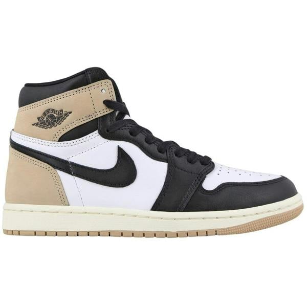 Nike Womens/Ladies Air Jordan 1 Retro Leather High Cut Trainers - Brown - 