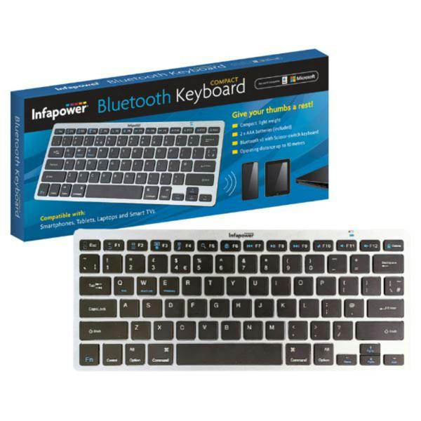Dyzi Compact Bluetooth Wireless Keyboard X207 Windows Mac Android