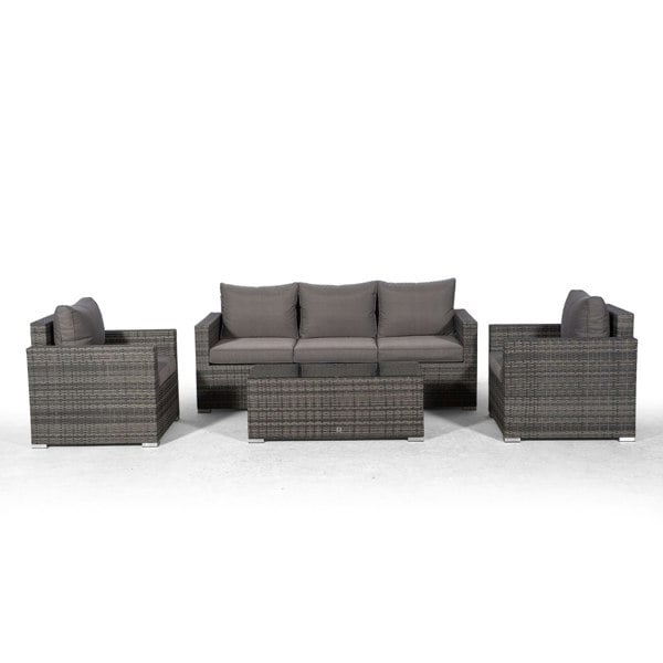 Giardino Sydney 5 Seater Rattan Conversation Sofa Set with Coffee Table