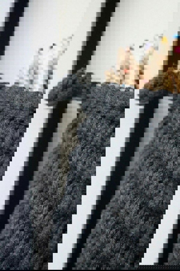Small basket CHARCOAL - Zuri House
