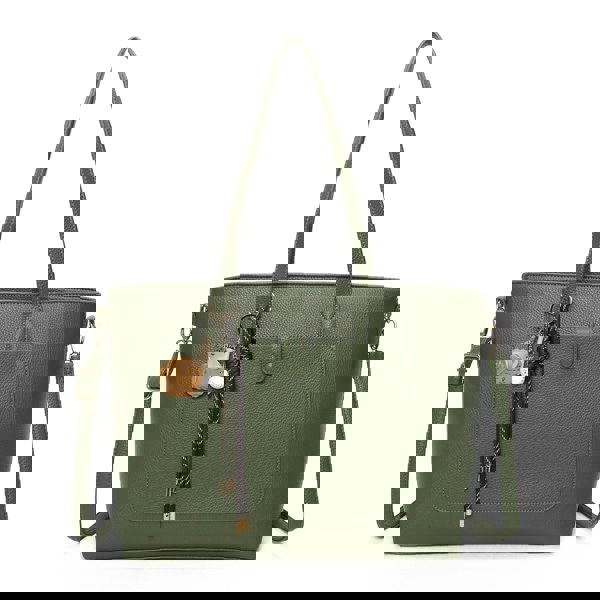 Kitise Structured Tote Handbag with Detachable Crossbody Strap