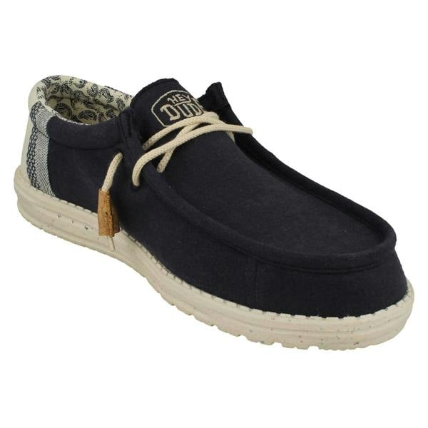HEYDUDE Mens Hey Dude Deck Shoes Wally Break Stitch