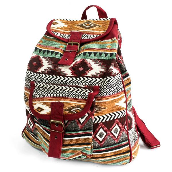 Serano Jacquard Bag - Chocolate Backpack