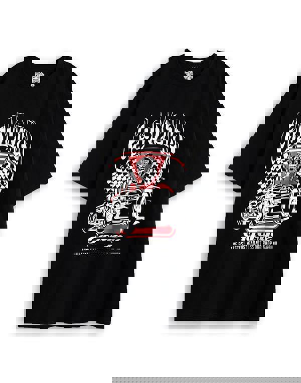 Gas Monkey Garage Mens Black Logo Short Sleeve Short Leg Pyjama Set