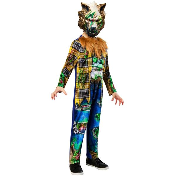 Bristol Novelty Toxic Werewolf Costume - Multicoloured - 