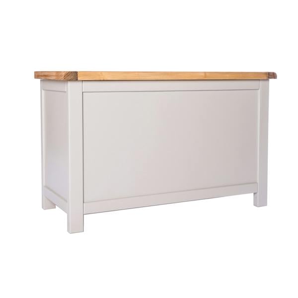 Cabinet Bits Argenta Light Grey Blanket Box Ottoman