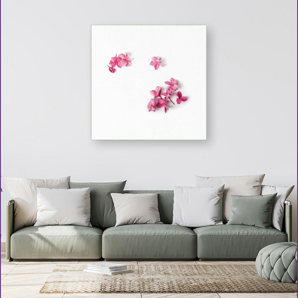 Warren Reed Pink Frangipani Flowers Canvas