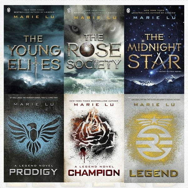 Legend and Young Elite Trilogy by Marie Lu 6 Books Set - Legend, Champion, Prodigy & more