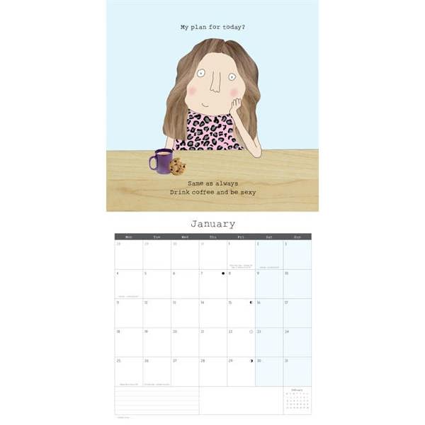 Rosie Made A Thing Calendar 2027, Wall Calendars, Month To View, Humour, Gift