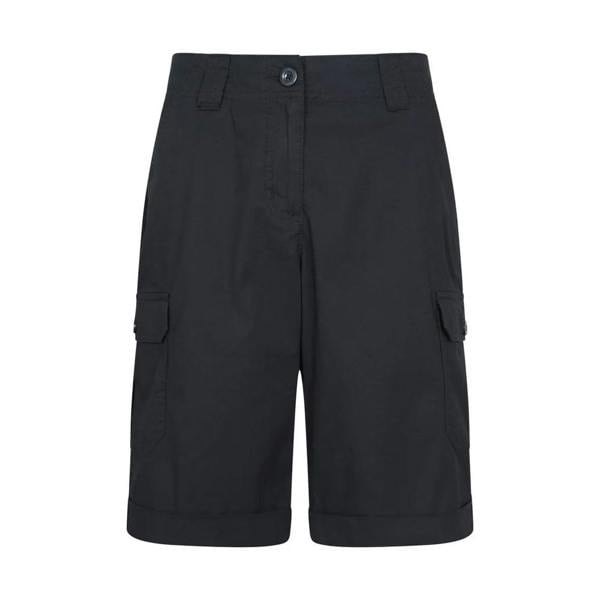 Mountain Warehouse Womens Coast Stretch Cargo Shorts - Black