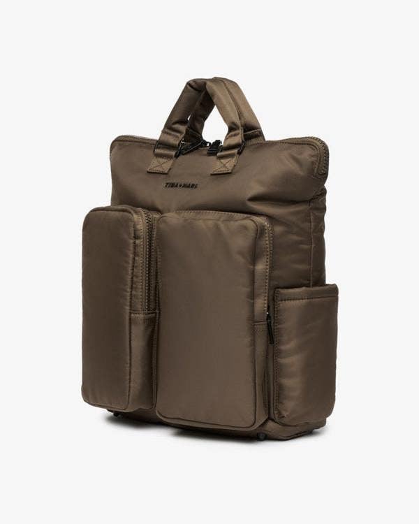 Tiba + Marl Ozzy Changing Tote / Backpack 2.0 Chocolate