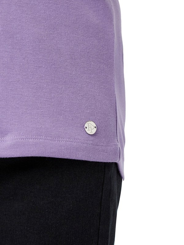 PennyPlain High Back V-neck Top - Amethyst