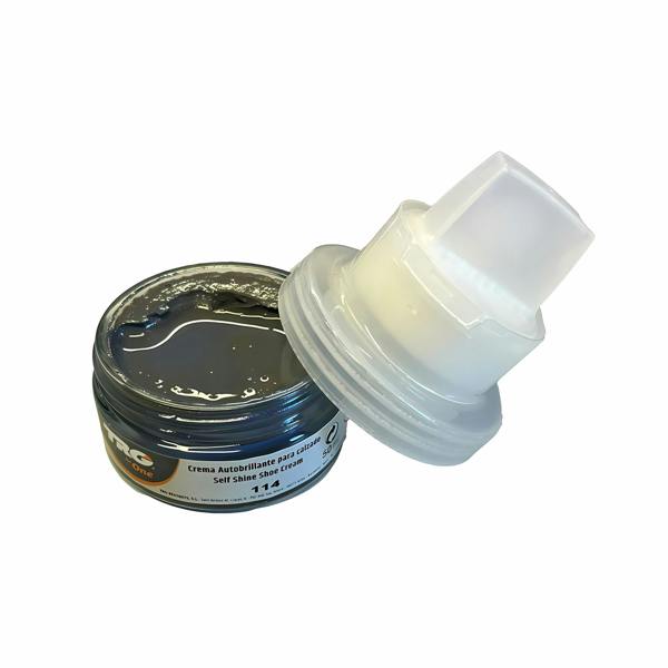 TRG Self Shine Renovating Shoe Cream With Sponge for Instant Shine 50ml
