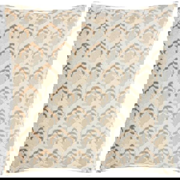 Paoletti Ledbury Jacquard Cushion Cover - Warm Taupe