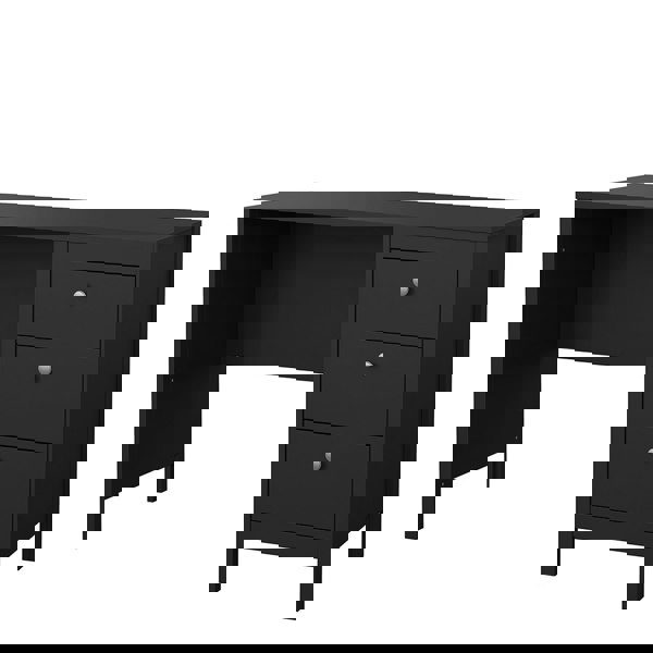 Furniture To Go Madrid Desk 3 drawers Matt Black