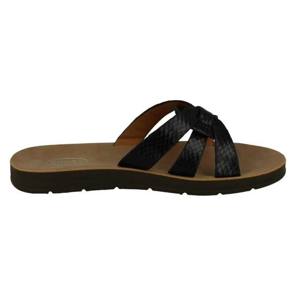 Spot On Ladies Spot On Knot Vamp Mules F00342