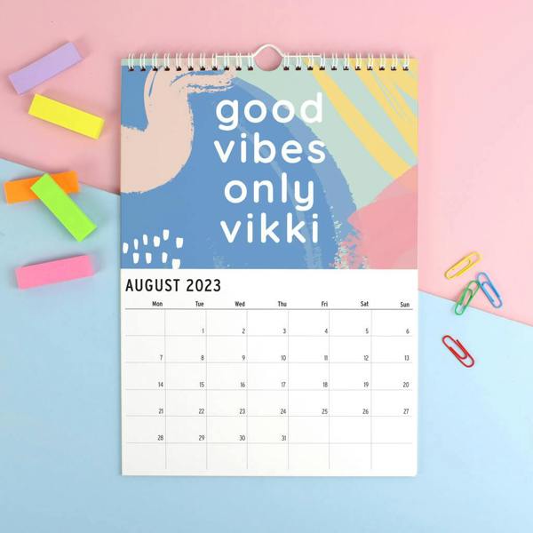 Personalised Motivational Quotes Calendar - lifestyle shot