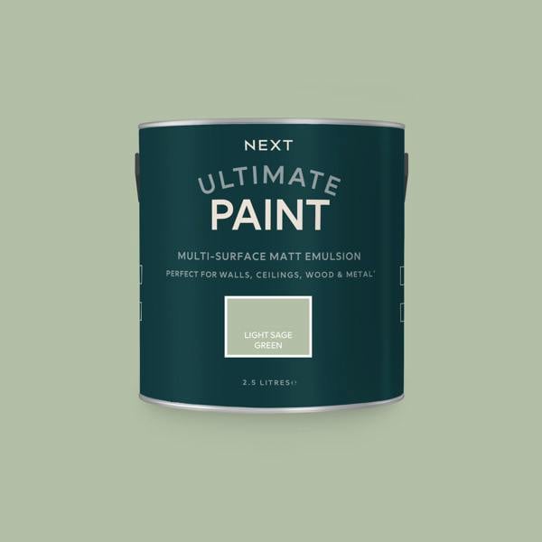 Next Light Sage Green Mixed To Order Ultimate Paint 2.5L