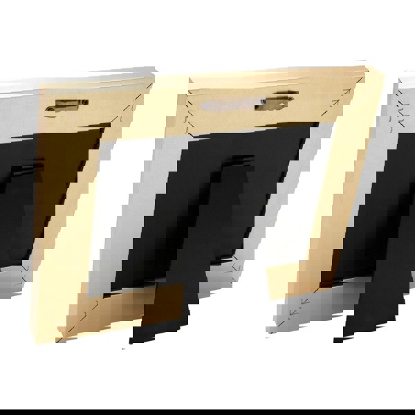 50th Anniversary Picture Frame in Matte Black with Brushed Gold Trim Image 4