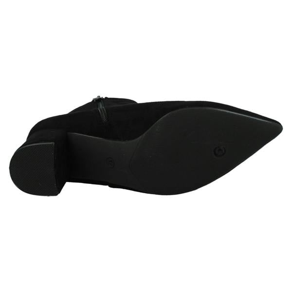Spot On Ladies Spot On Block Heel Ankle Boots F51220