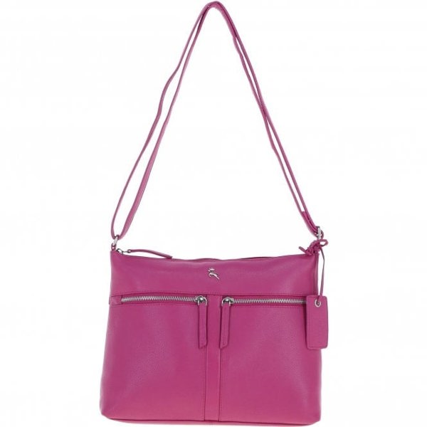 Ashwood Sleek Luxe Real Leather Shoulder Bag: Mourne