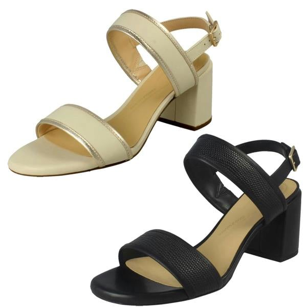 Clarks Ladies Clarks Heeled Sandals Ezoria Sling