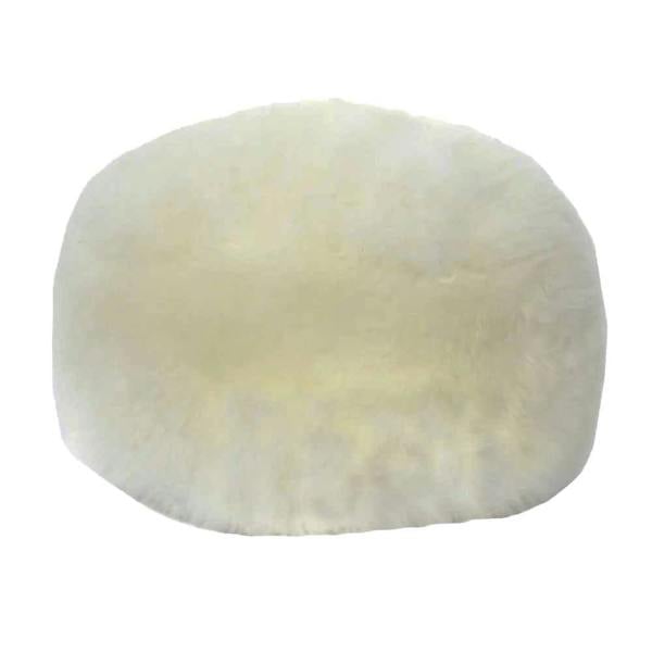 Eastern Counties Leather Sheepskin Pouffe - Natural - 