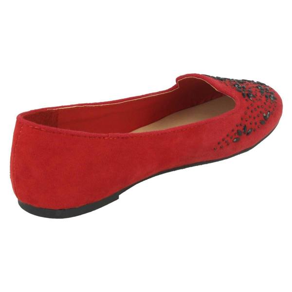 Spot On Girls Spot On Flat Slipper Cut Ballerinas H2441