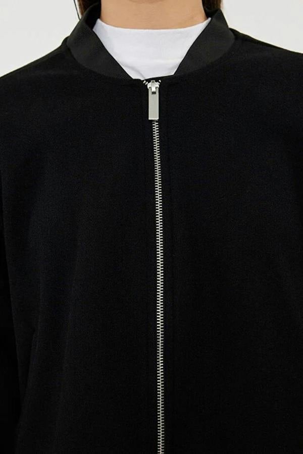 WOVCOR Cashmere Bomber Jacket Coat