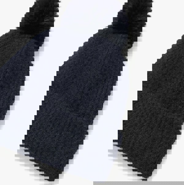 Joules EFFIE Womens Knitted Bobble Hat Navy