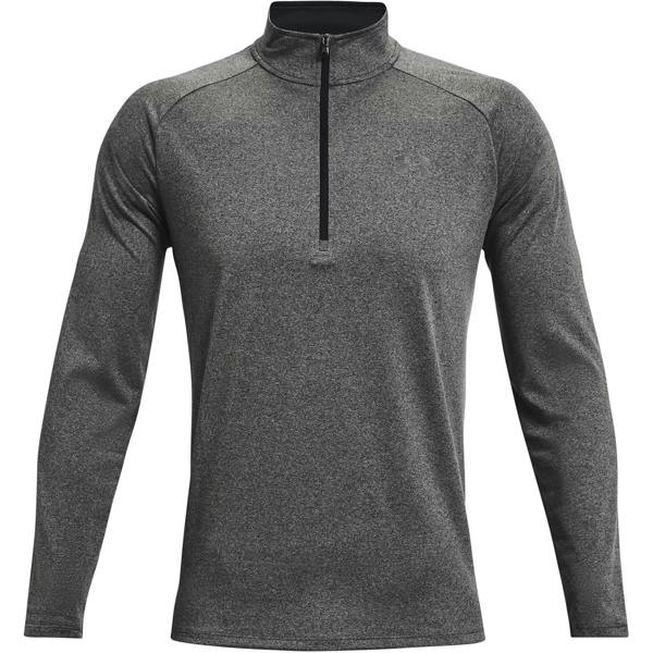 Under Armour Mens 2.0 Half Zip Technical Top - Carbon Heather/Black