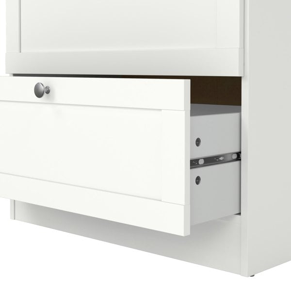 Furniture To Go Brande Chest with 3 Frame Drawers in White