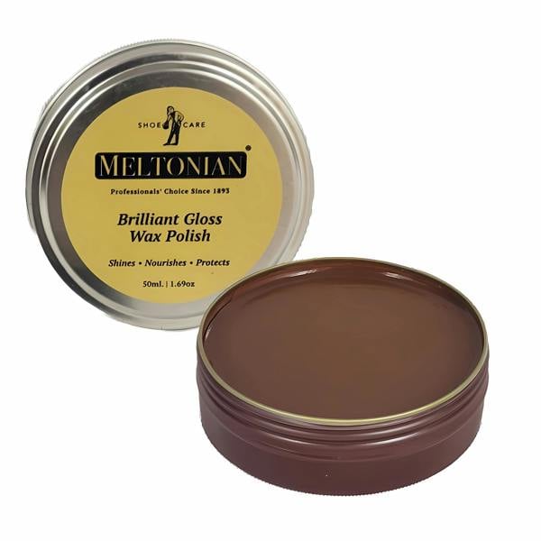 Meltonian Brilliant Gloss Wax Polish - Premium Mirror Finish for Shoes 50ml