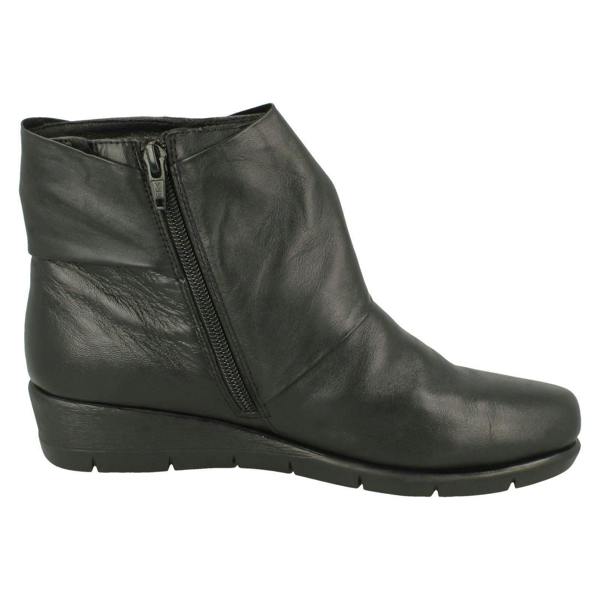 Padders Ladies Padders Bow Detailed Ankle Boots Cedar