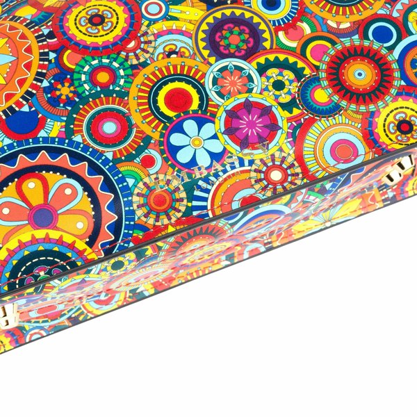 Embassy London Gazelle - Signature Print - Women's bowling bag with handle and strap