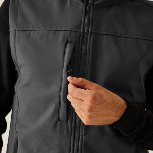 Regatta Mens Flux Softshell Body Warmer - Seal Grey/Seal Grey
