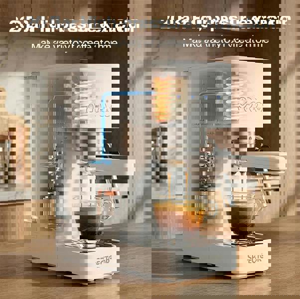 Spector Coffee Machine Maker 20 Bar Milk Frother Stable Espresso Extraction