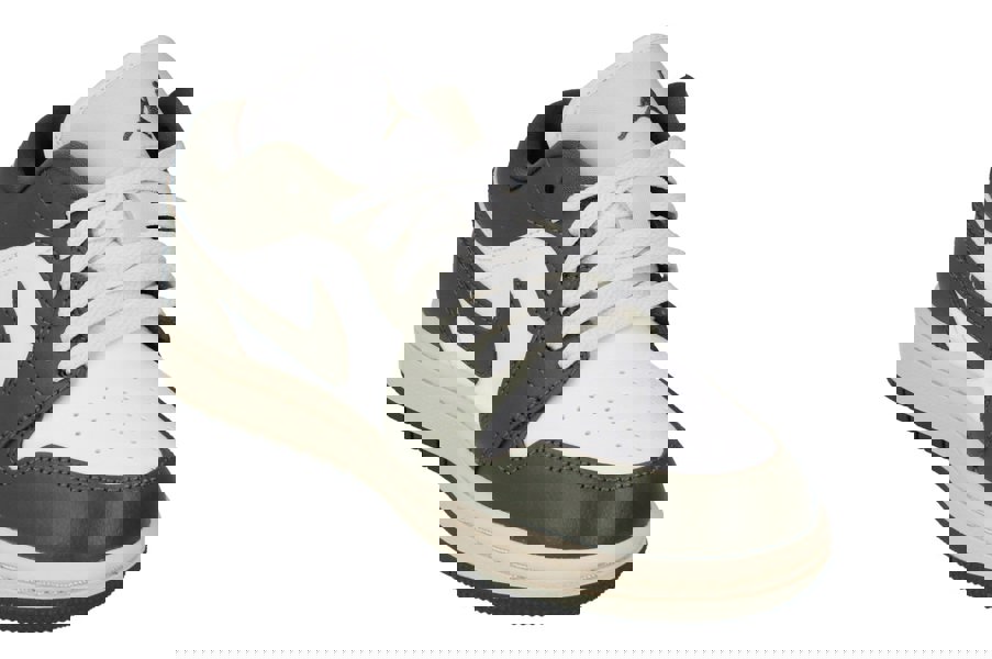 Nike Womens Air Jordan 1 Low Trainers Dc0774  122 - Sail Medium Olive Coconut Milk 122 - Photo 3