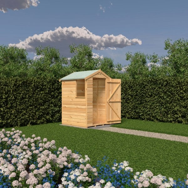 Shire 4x4 apex shed 12mm shiplap interlock cladding