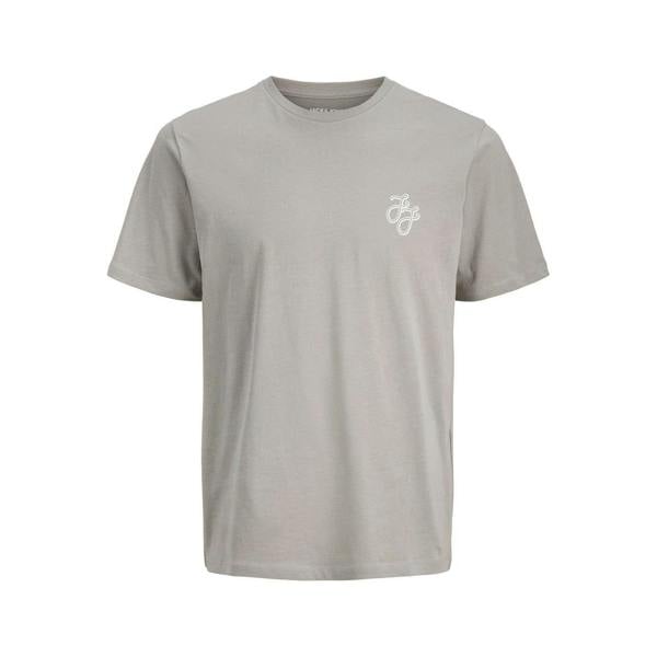 Jack And Jones Mens Corp Cotton T-Shirt (Pack of 5) - Navy/White/Black/Grey/Khaki Green - 