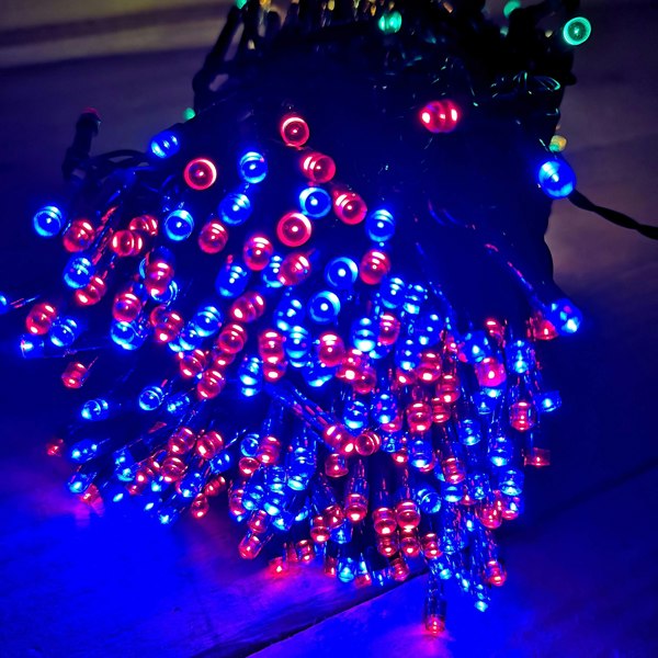 Samuel Alexander 400 LED 40m Premier Christmas Indoor Outdoor Multi Function Battery Operated String Lights with Timer in Multicoloured