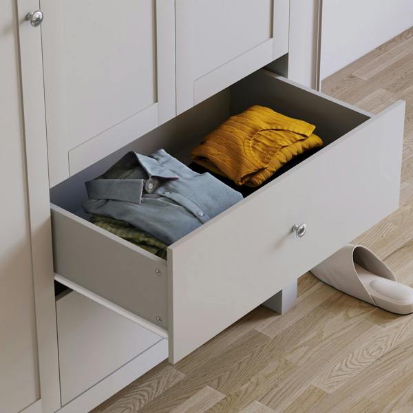 Vida Designs Arlington 3 Door 2 Drawer Wardrobe