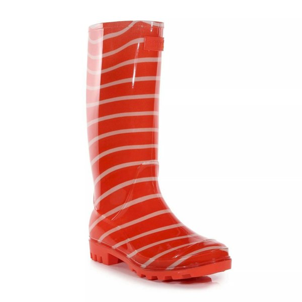 Regatta Women's Wenlock Striped Wellington Boots - Crayon