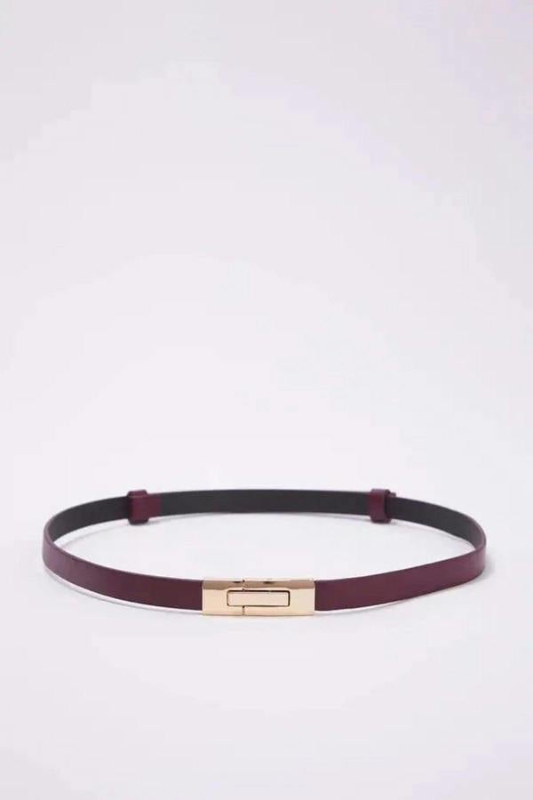 WOVCOR Double Pack Rectangular Buckle Women's Belt
